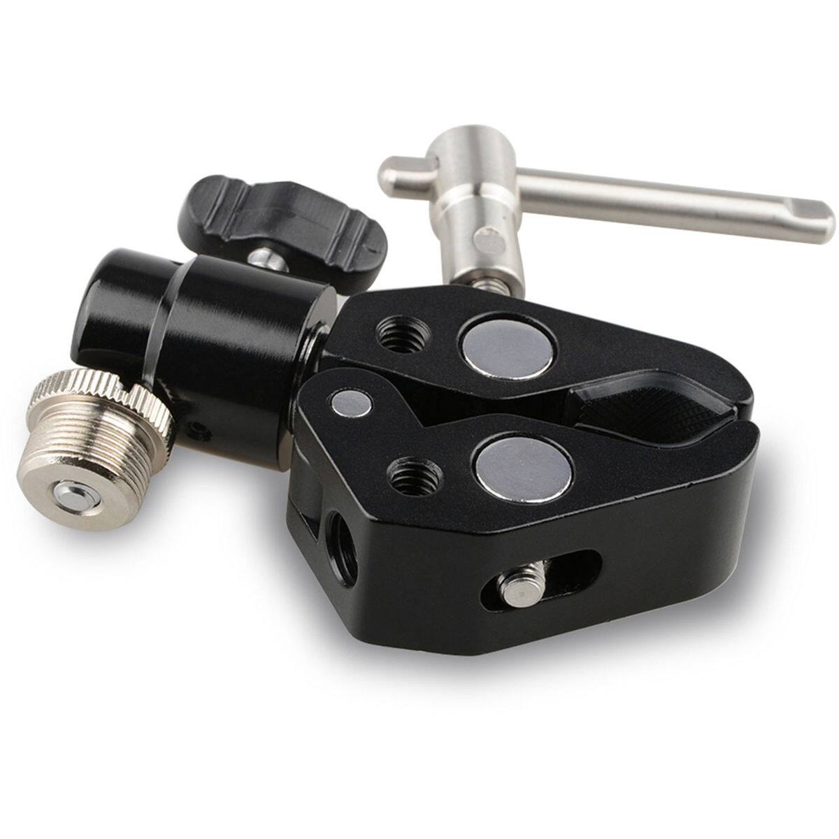 Alt View 2. CAMVATE - CAMVATE Crab Clamp with 5/8"-27 Ball Head Mount for Microphone.