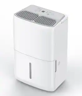 Waykar - 150-Pint Energy Star Dehumidifier for Basements and Large Rooms, Ultra Quiet with Continuous Drainage - White