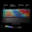 The image features a keyboard with a detachable USB-C cable, OmniPoint 3.0, and HyperMagnetic adjustable switches. The keyboard also has an aircraft-grade aluminum top plate and an OLED smart display. The keyboard is equipped with a wrist rest and per-key RGB illumination. The image provides a detailed view of the keyboard's features and layout, making it easy for users to understand and appreciate the product.