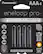 Front. Panasonic - eneloop pro Rechargeable AAA Batteries (4-pack) - Black.