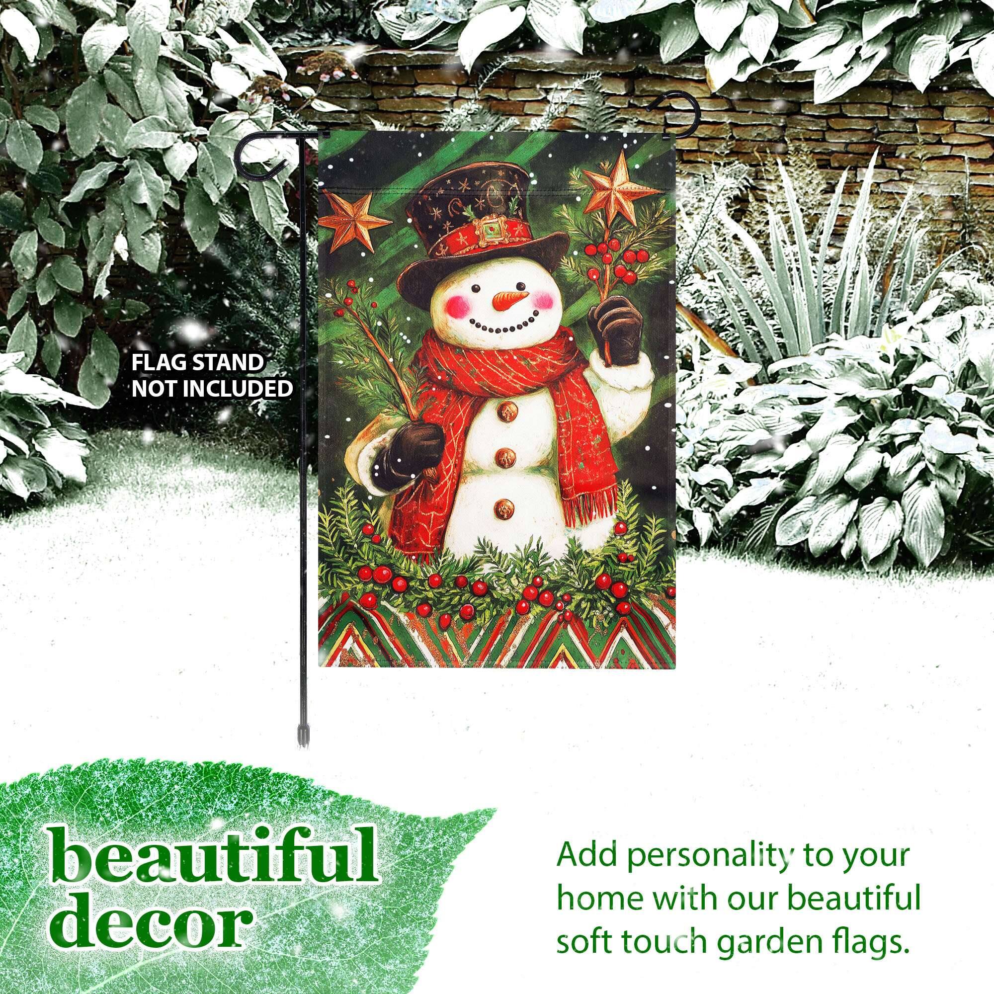 FLAG STAND NOT INCLUDED

beautiful decor

Add personality to your home with our beautiful soft touch garden flags.