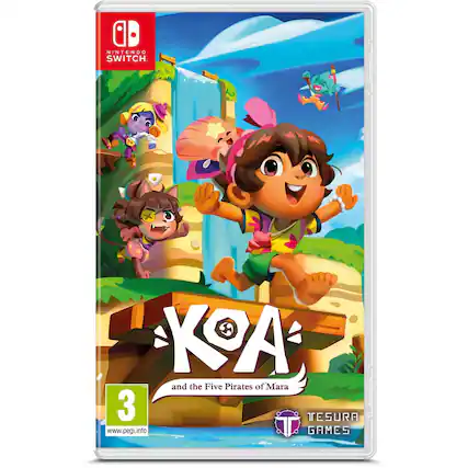 OD NINTENDO SWITCH. KA IM and the Five Pirates of Mara 3 TESURA www.pegi.info T GAMES - T (Teen 13+)