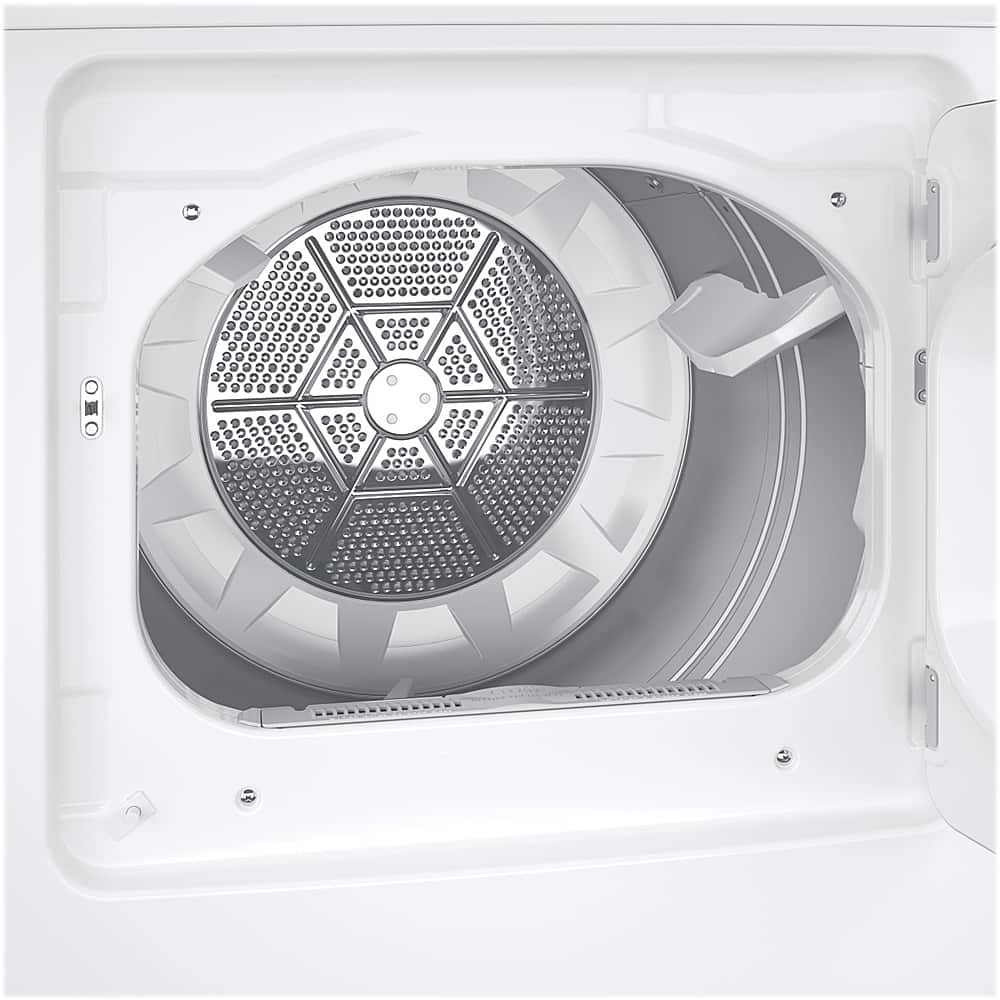 Alt View 12. GE - 6.2 Cu. Ft. Gas Dryer - White.