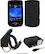 Front Standard. Fosmon - Bundle Snap-On Case for BlackBerry Torch 9800 Mobile Phones.