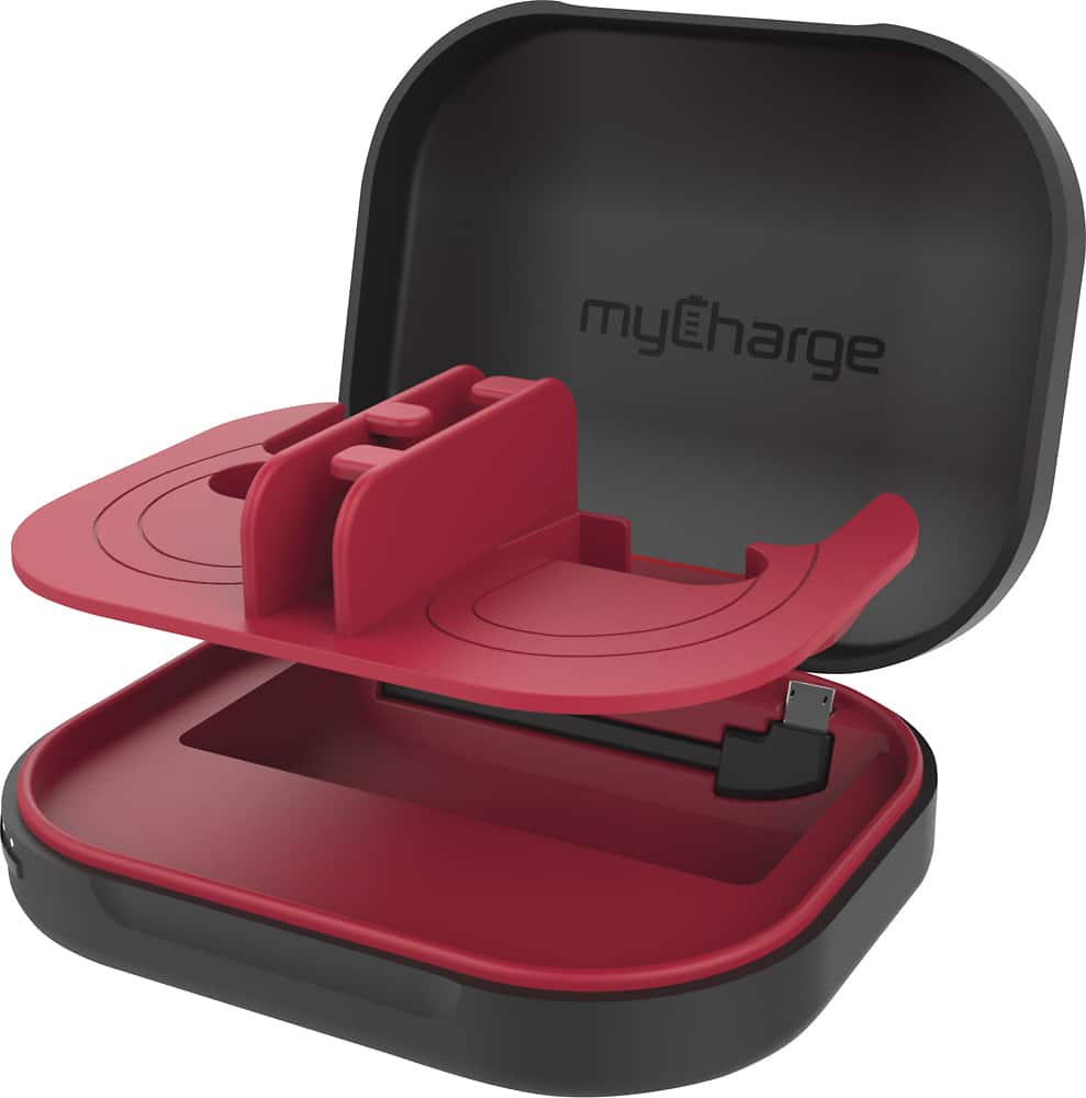 Best Buy myCharge PowerGear Sound Portable Charging Case Black/Red PGS10KT