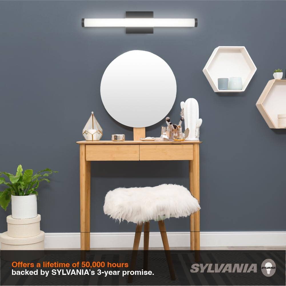 Offers a lifetime of 50,000 hours backed by SYLVANIA's 3-year promise.