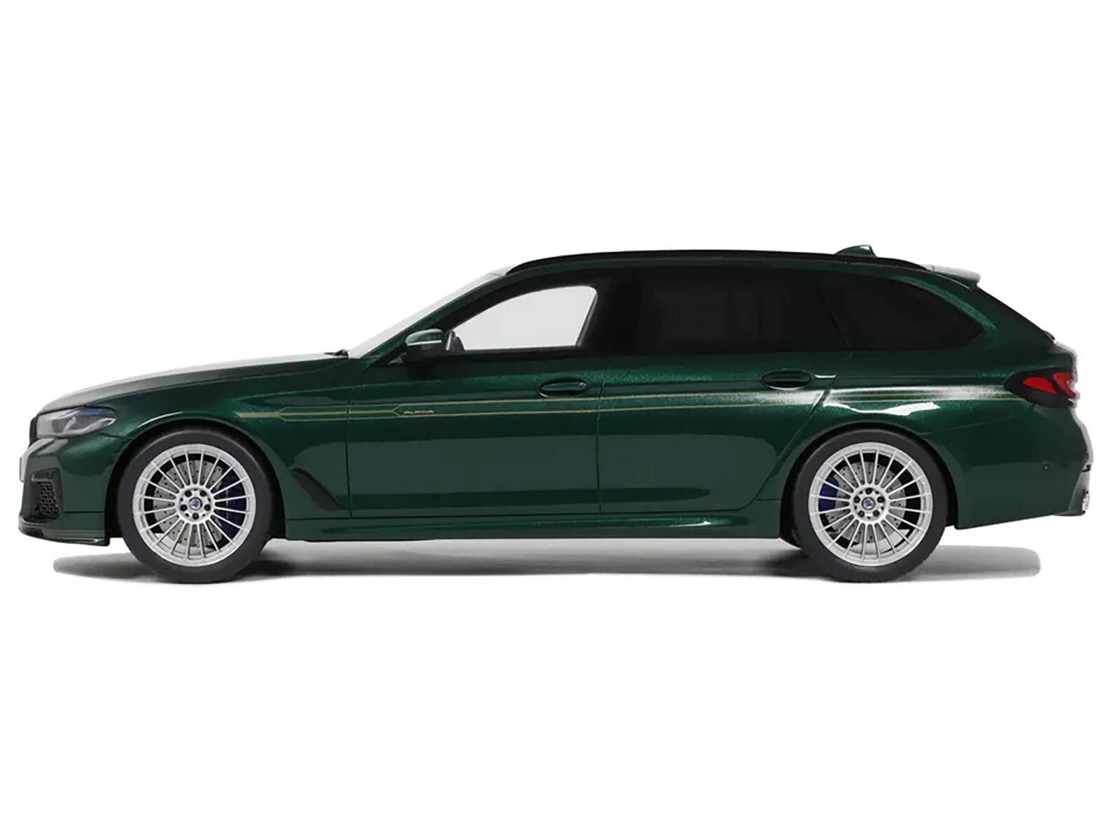 Alt View 1. GT Spirit - 2023 BMW Alpina B5 Touring Green Metallic 1/18 Model Car by GT Spirit - Green Metallic.