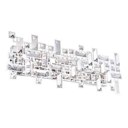 Front. CWI Lighting - Arley 6 Light Vanity Light With Chrome Finish - Chrome.