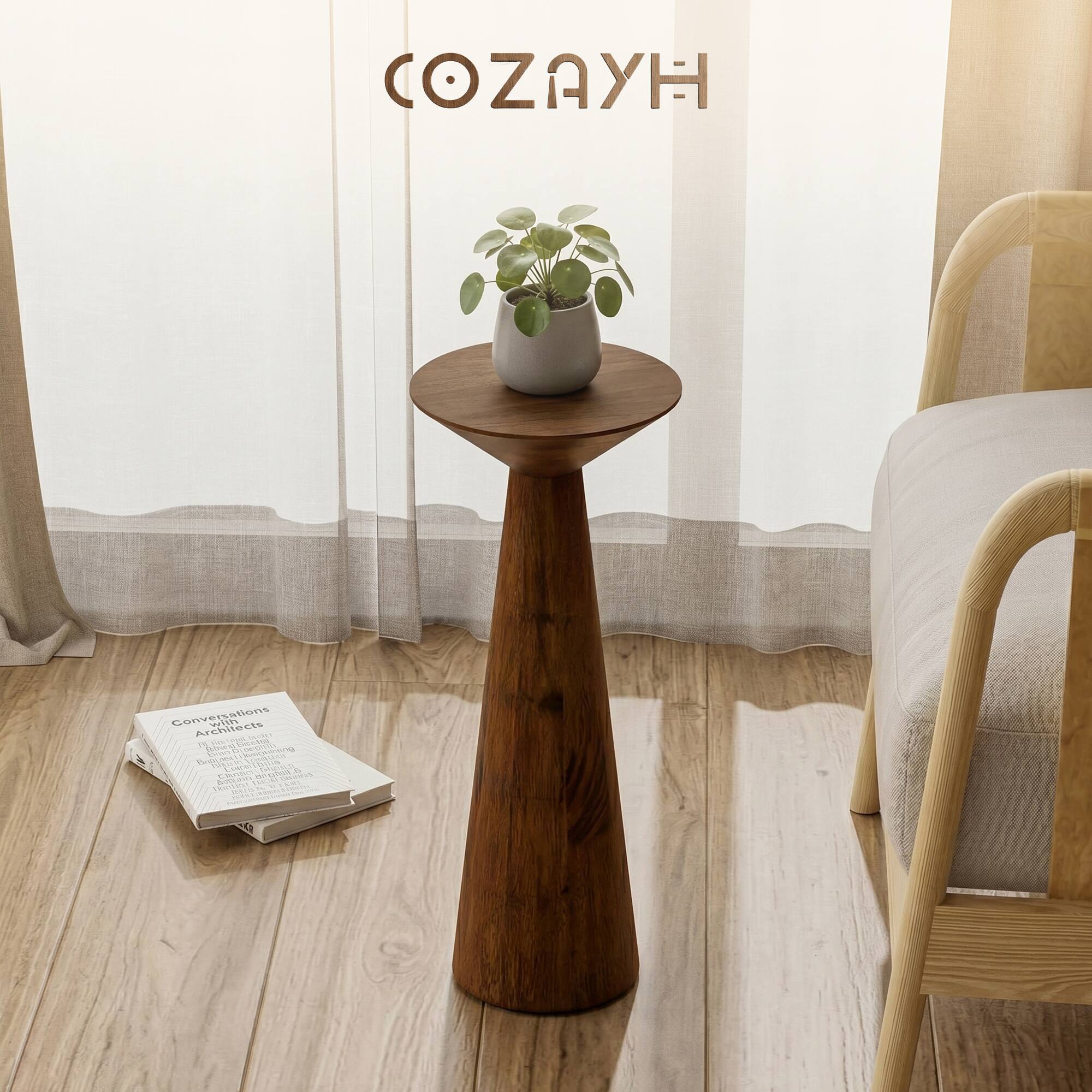 COZAYH  
Conversations with Architects  
E00.COM  
Te Fadadan  
1  
COUCIN  
- -  
0U frons