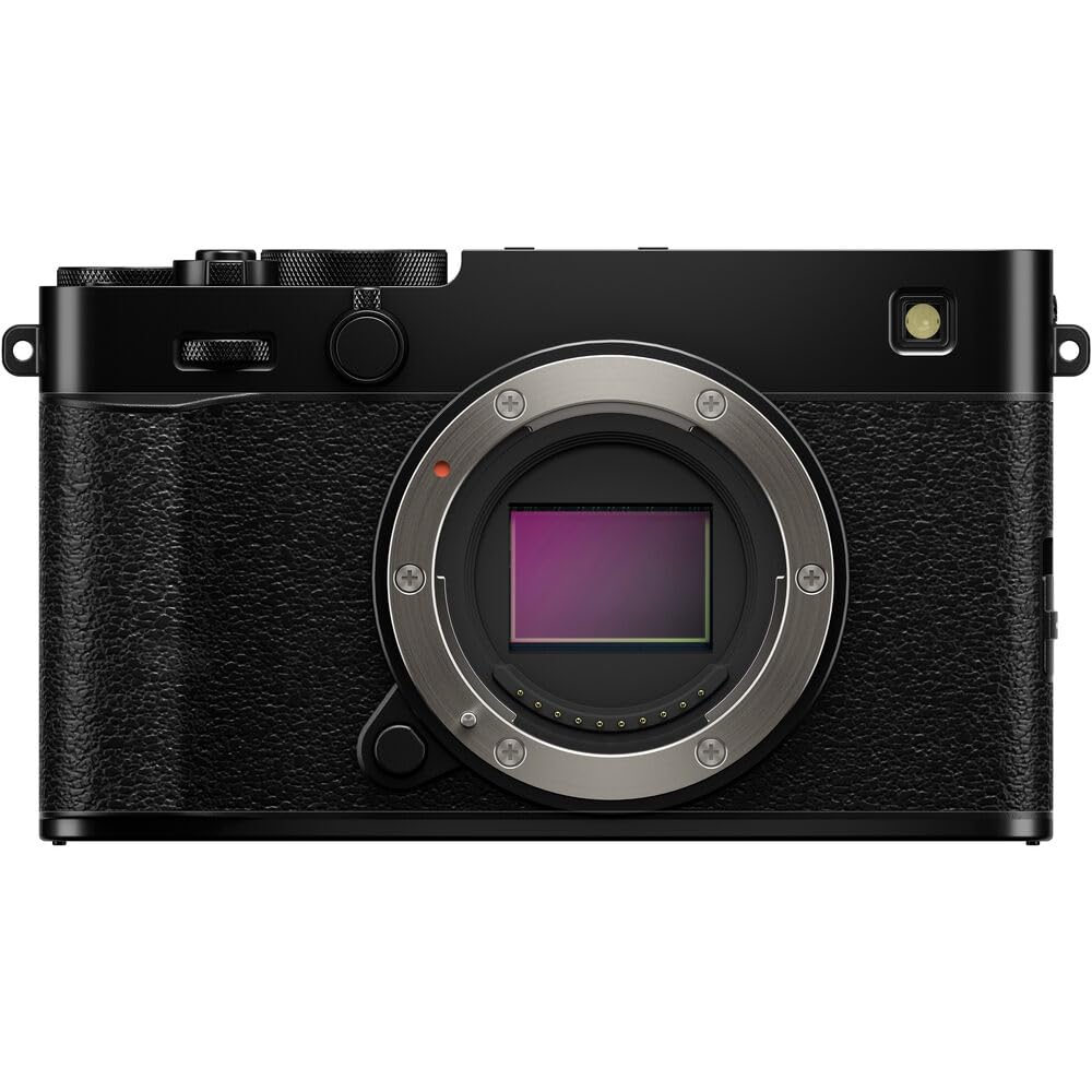 Left. Fujifilm - FUJIFILM X-E5 Mirrorless Camera Bundle (Black) with 64GB SD Card and More Additional Accessories.
