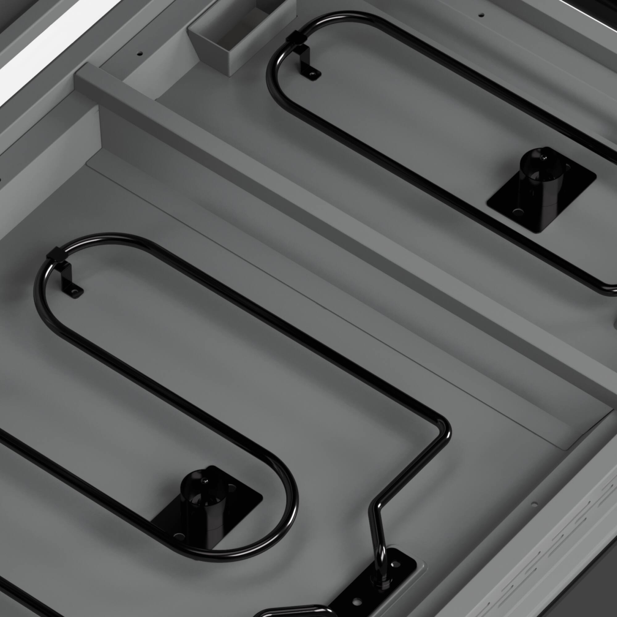 Alt View 2. TYTUS Grills - TYTUS Emberwood Electric Grill and Griddle with Grill and Prep Cart - Gray.