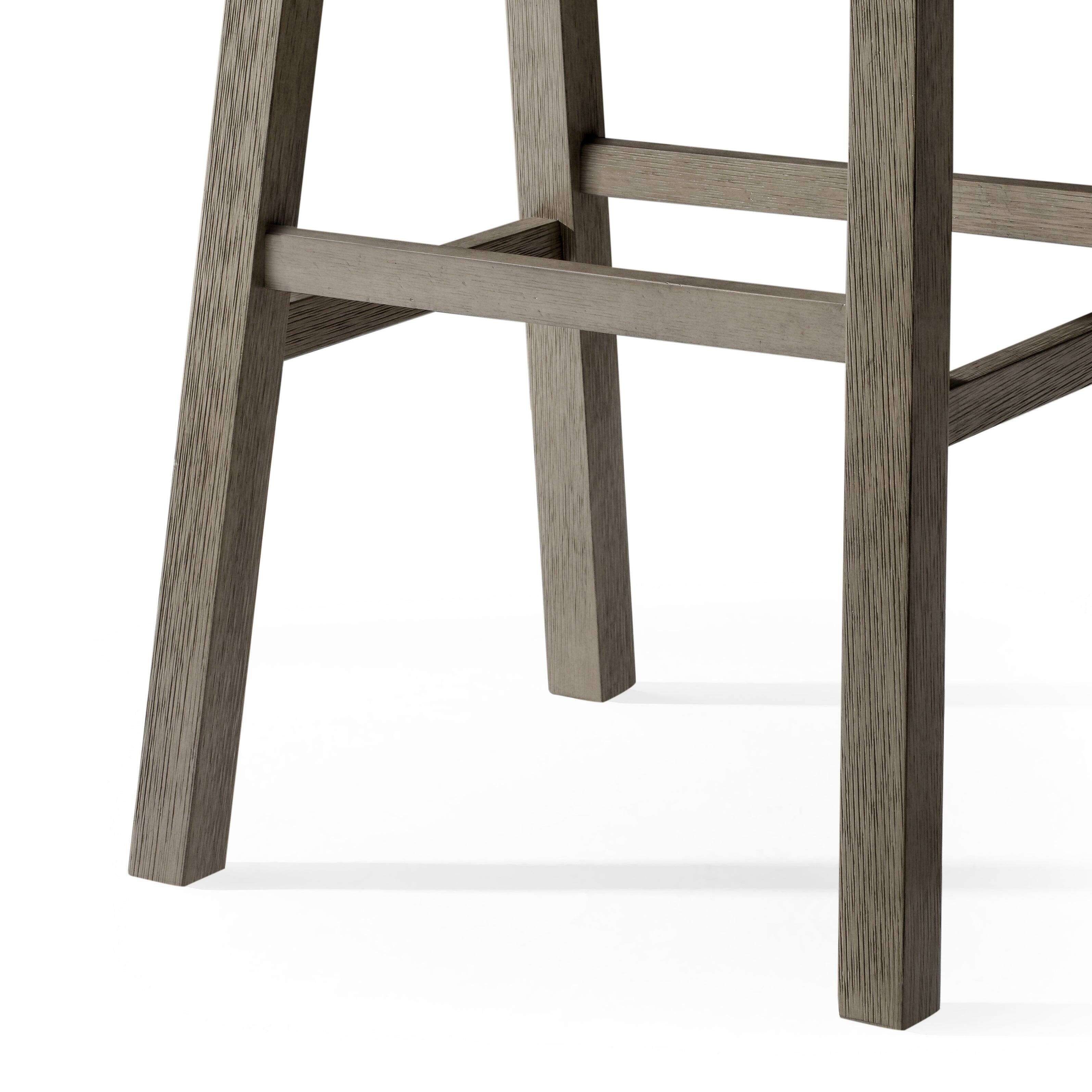 Alt View 7. Maven Lane - 31" Vincent Barstool in Antiqued Grey Finish - Antiqued Grey.