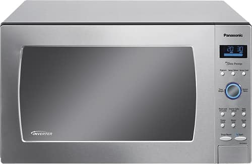  Panasonic - 2.2 Cu. Ft. Full-Size Microwave - Stainless steel
