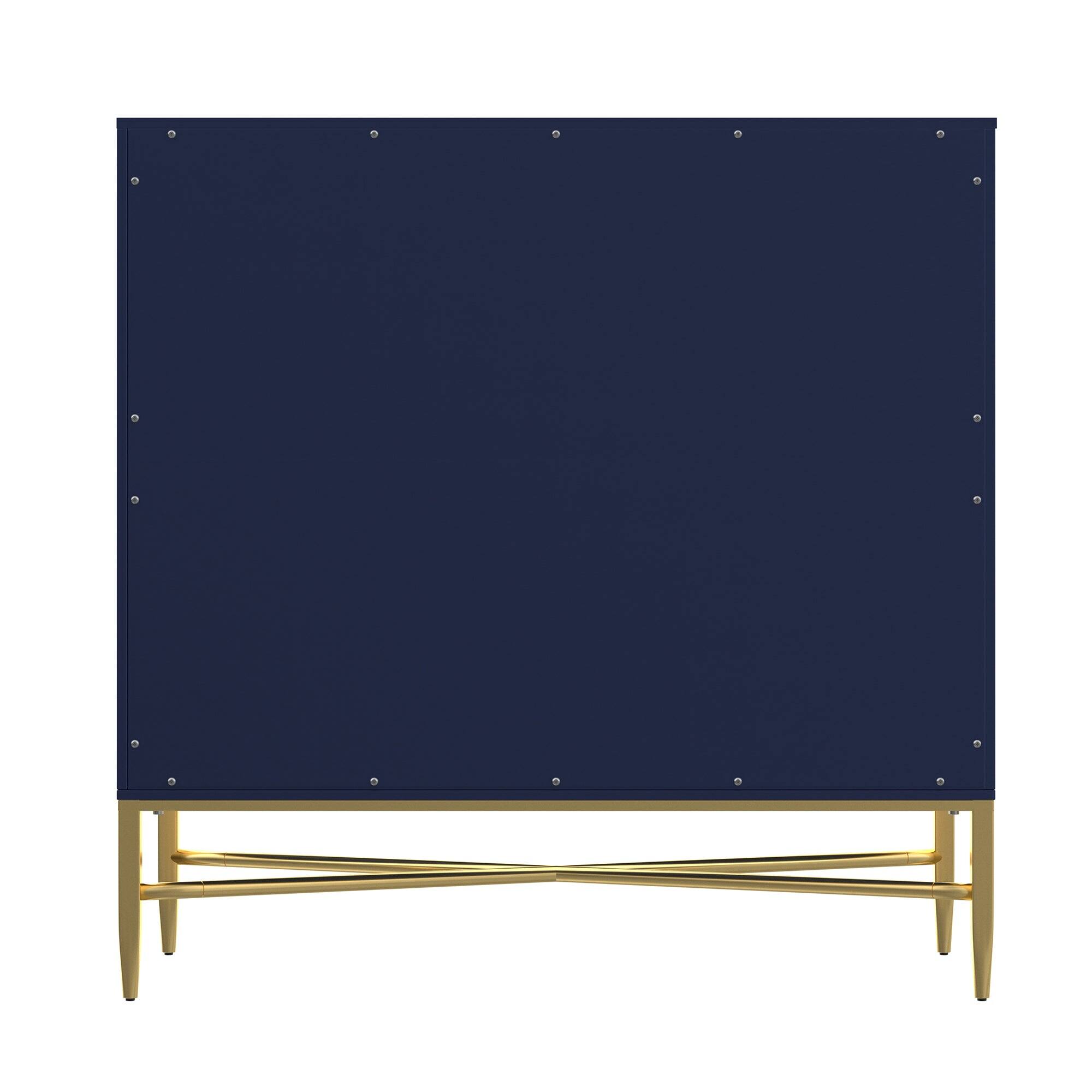 Alt View 10. Boyel Living - 2 Door Locker Accent Cabinet - Navy.