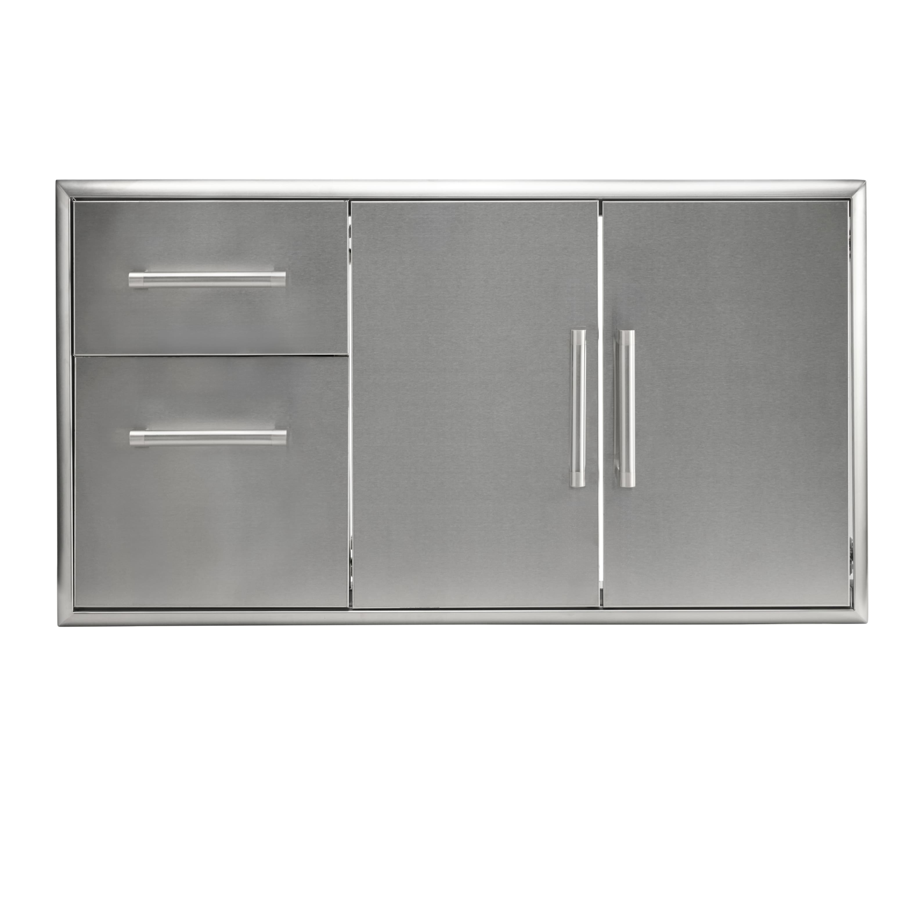 Coyote Outdoor Living - 45" Double Access Doors & Access Drawer - Stainless Steel - Front_Zoom