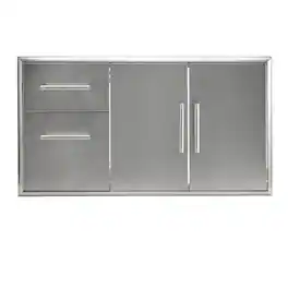 Coyote Outdoor Living - 45" Double Access Doors & Access Drawer - Stainless Steel