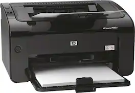 HP - LaserJet Pro P1102w Wireless -and-White Printer - Black