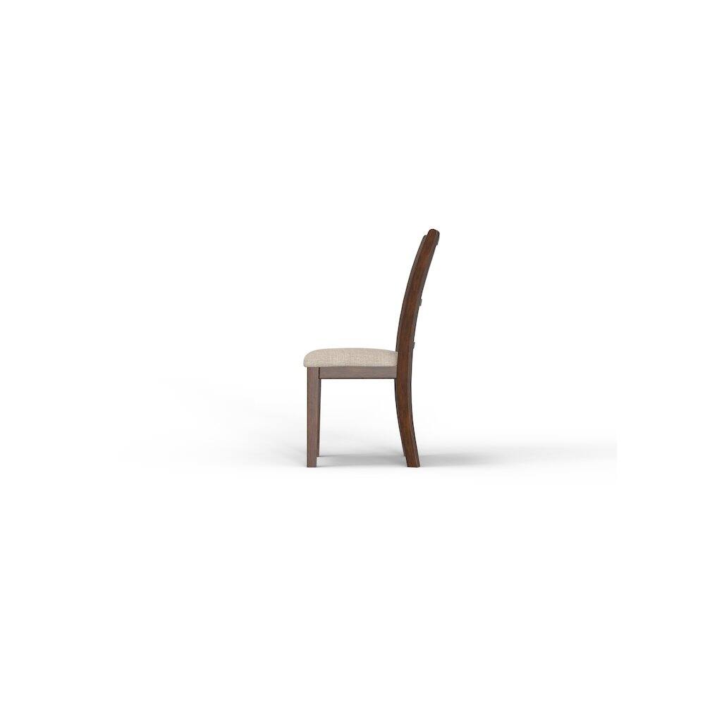 Alt View 3. New Classic Furniture - Furniture Gia Solid Wood Dining Chairs in Cherry Brown (Set of 2) - Brown.