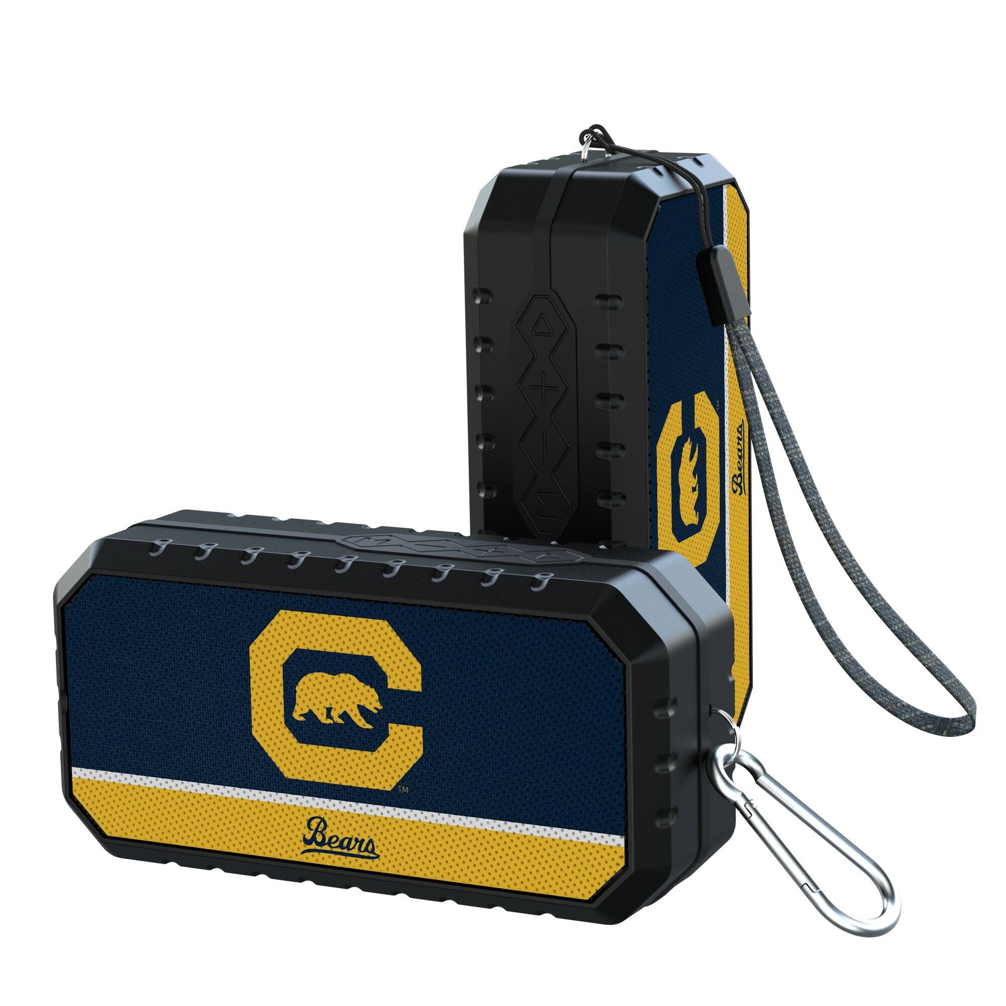Front. Keyscaper - Cal Bears Water Resistant Bluetooth Speaker - Black.