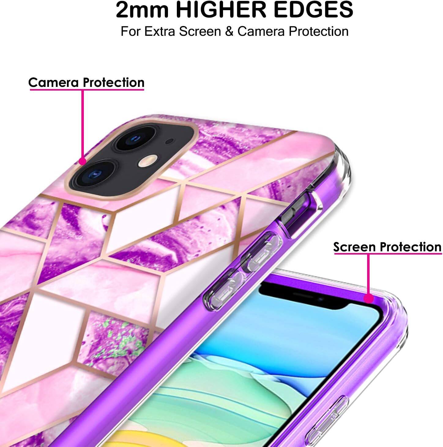 2mm HIGHER EDGES  
For Extra Screen & Camera Protection

Camera Protection  
Screen Protection