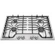 Frigidaire - 30" Gas Cooktop - Stainless - Larger Front