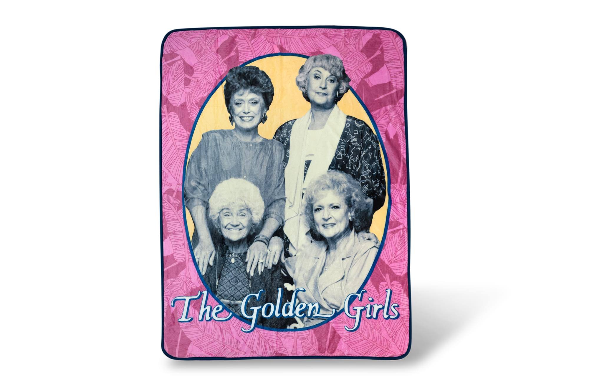 Just Funky - Golden Girls Portrait Throw Blanket | Features A Smiling Cast | 60 x 45 Inches - Pink price history on PriceWatchPro