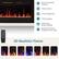 - 36-Inch Extended Fireplace
- 7 Flame Colors
- 5 Flame Brightness
- 5 Flame Speed
- Flame-Only Mode Available
- Remote Control for Fireplace & LED Lights
- 3D Realistic Flame