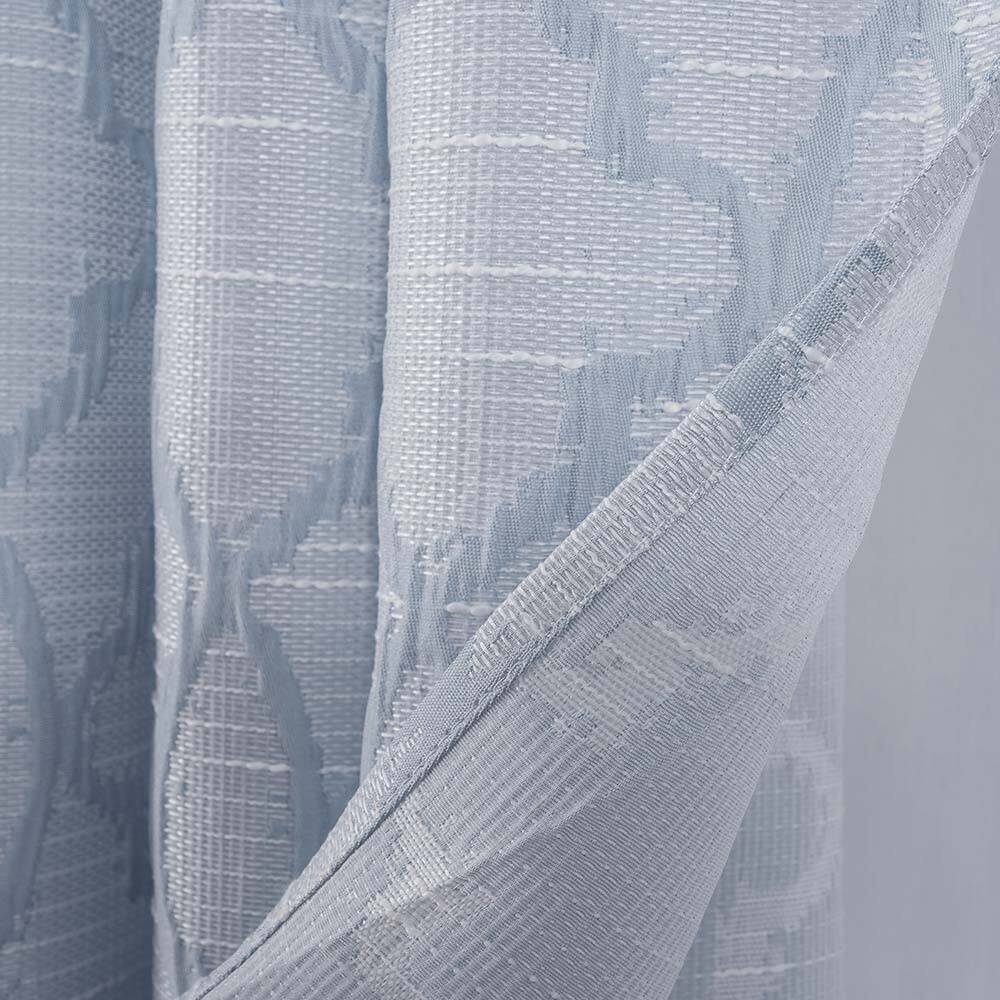 Left. RT Designers Collection - RT Designers Collection Brookfield Jacquard High Quality Light Filtering Grommet Curtain Panel 54" x 90" Dark Blue - Dark blue.