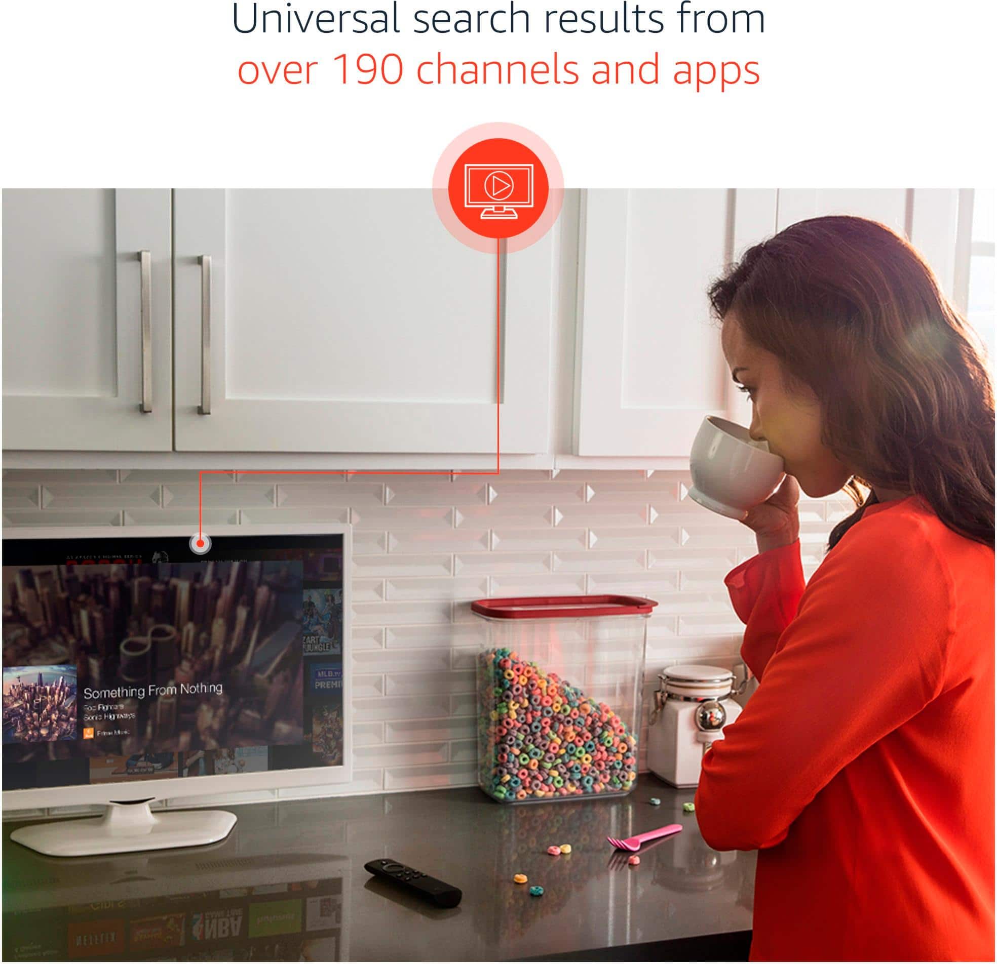 Alt View 14. Amazon - Fire TV Stick with Alexa Voice Remote - Black.