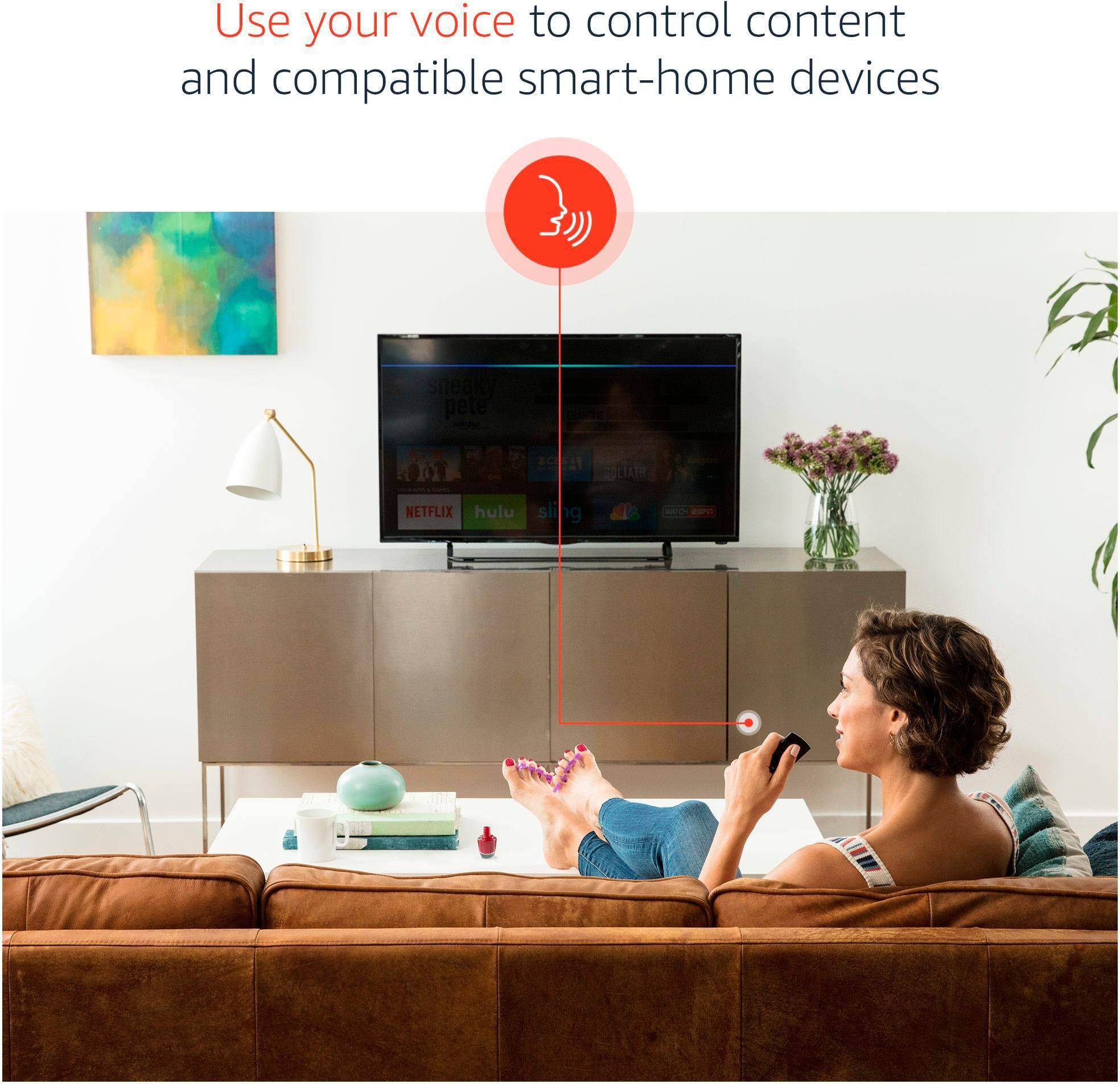 Alt View 15. Amazon - Fire TV Stick with Alexa Voice Remote - Black.