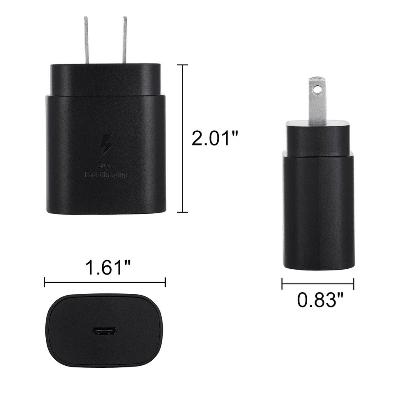 4 Super Fast Charging  
2.01"  
1.61"  
0.83"
