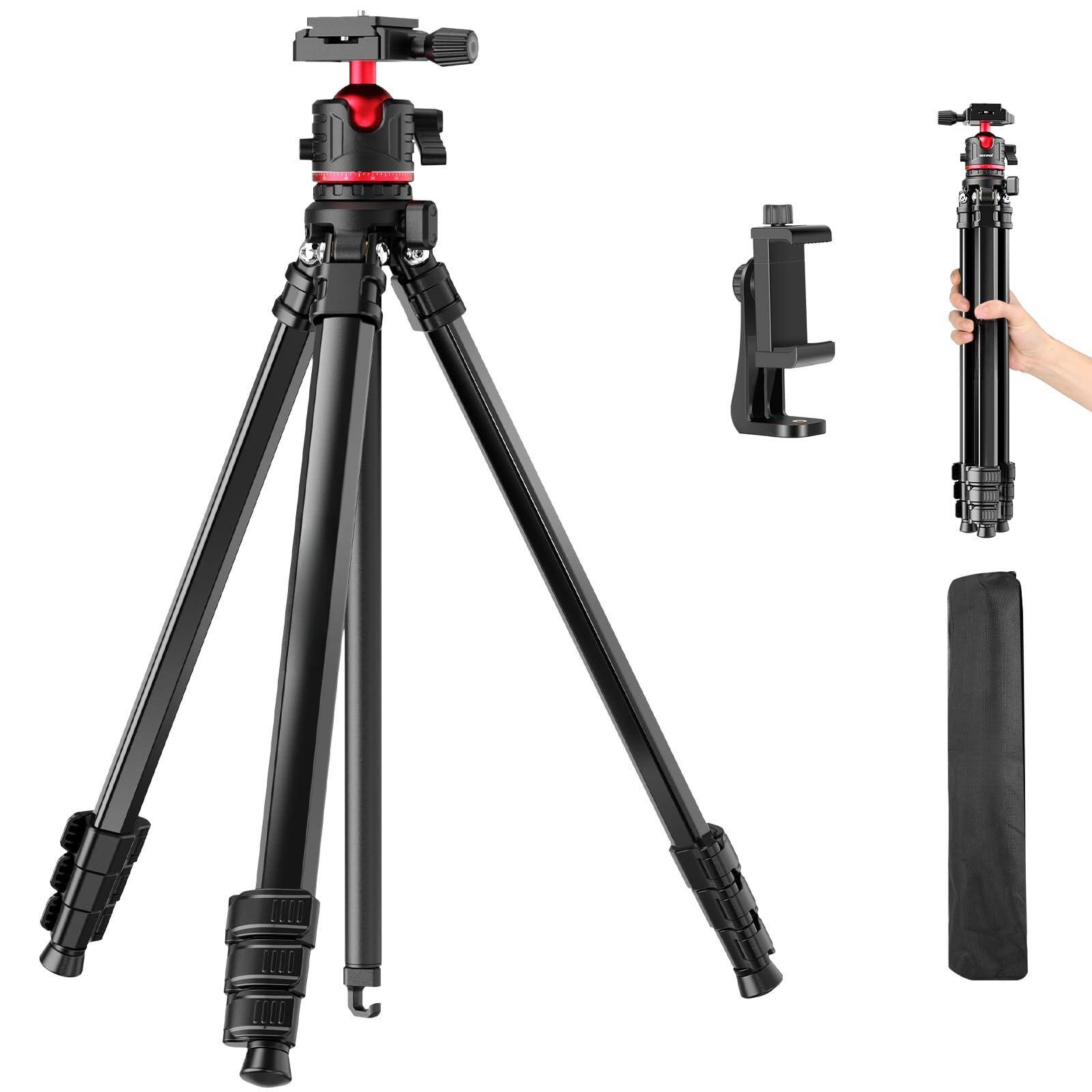 HM 1810 - Basics 66 5 Travel Tripod For Camera Lightweight Dslr Stand With Ball Head Arca Type Qr Plate Cell Phone - Basics Travel Tripod