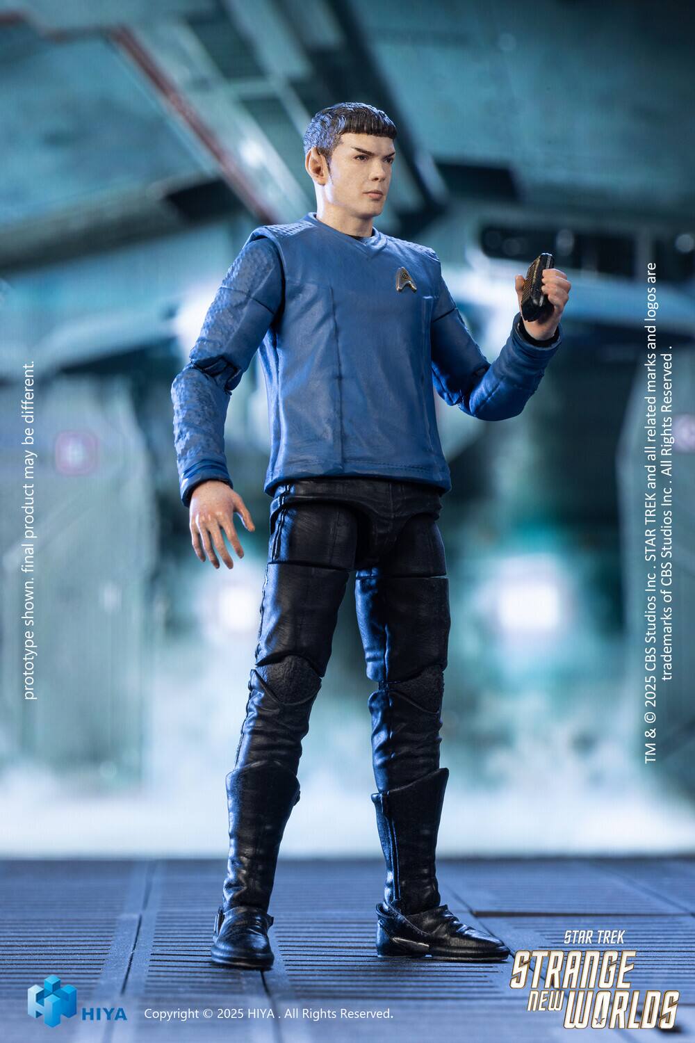 Different. Be may product final shown. Prototype A are logos and marks Reserved related Rights all and All Inc TREK STAR Studios Inc CBS of Studios CBS trademarks 2025 & TM HIYA Copyright © 2025 HIYA. All Rights Reserved. STAR TREK STRANGE NEW WORLDS