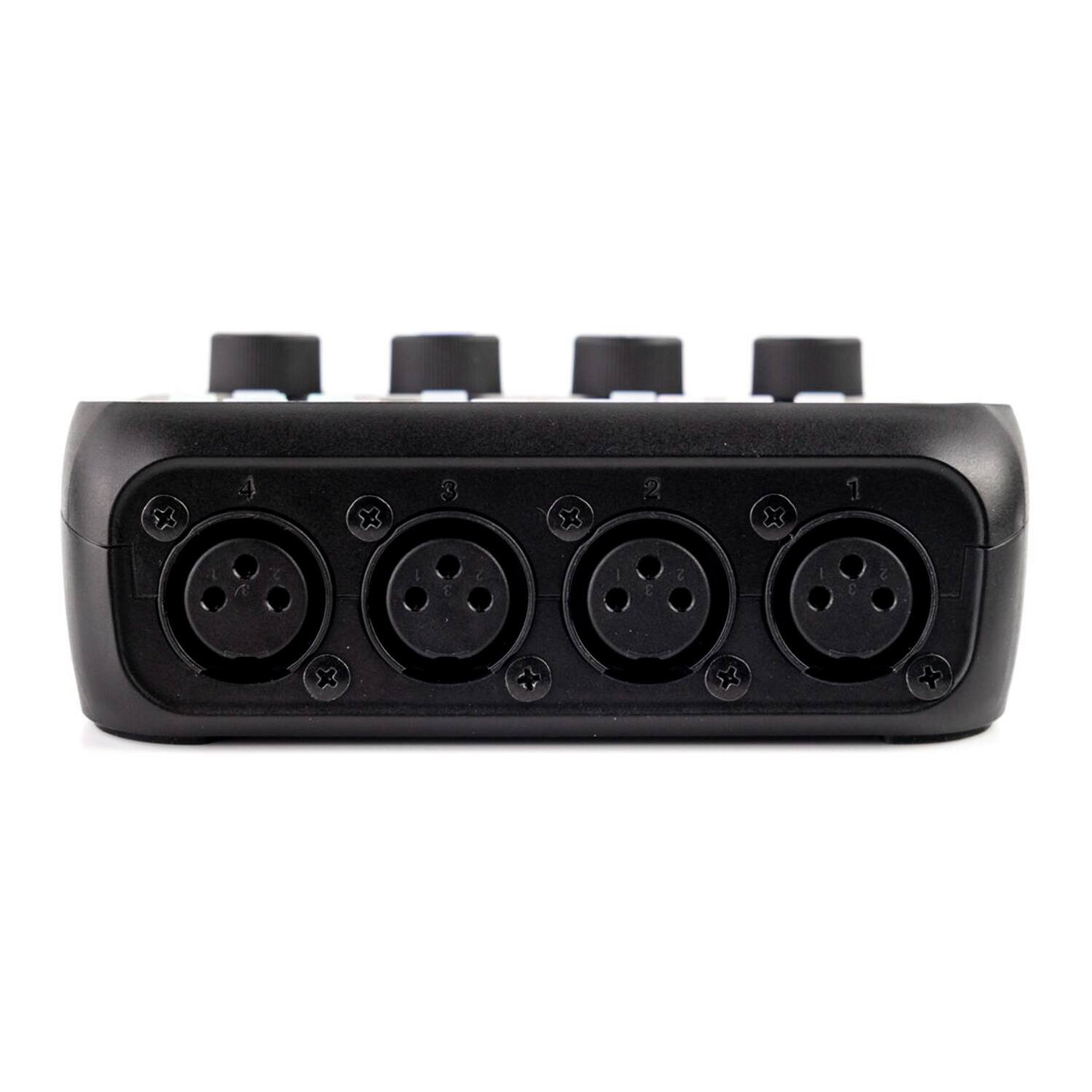 Left. Zoom - Zoom PodTrak P4next Podcast Recorder, Battery Powered, 4 Microphone Inputs, 4 Headphone Outputs, AI Noise Reduction, Ton.