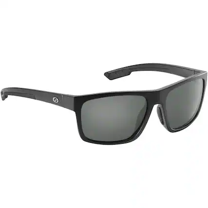 Front. Flying Fisherman - Flying Fisherman Offline Polarized Sunglasses - Matte Black/Smoke - Matte Black/Smoke.
