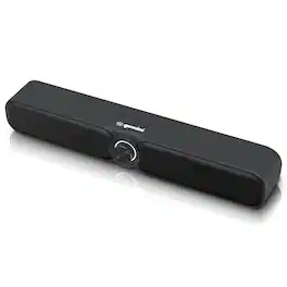 Gemini - 200W Portable Bluetooth Soundbar - FM Radio, USB µoSD - Wireless Speaker - 3600mAh Battery, Multiple Input Mo - Black