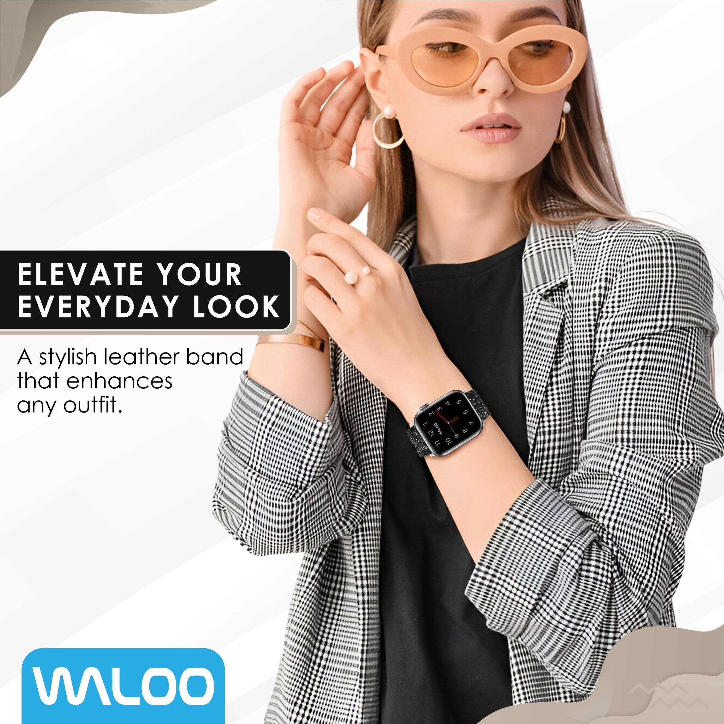 ELEVATE YOUR EVERYDAY LOOK  
A stylish leather band that enhances any outfit.  

MALOO