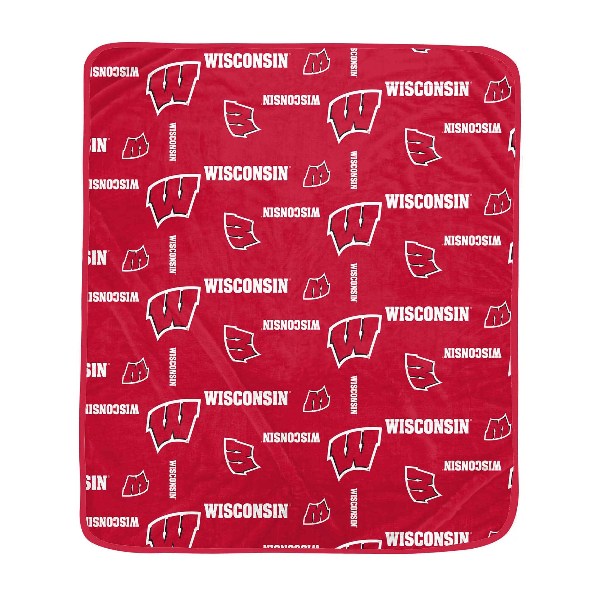 "Pegasus - Wisconsin Badgers 60"" x 70"" Homefield Flipped Wordmark Ultra Soft Blanket - Multicolor" price history on PriceWatchPro