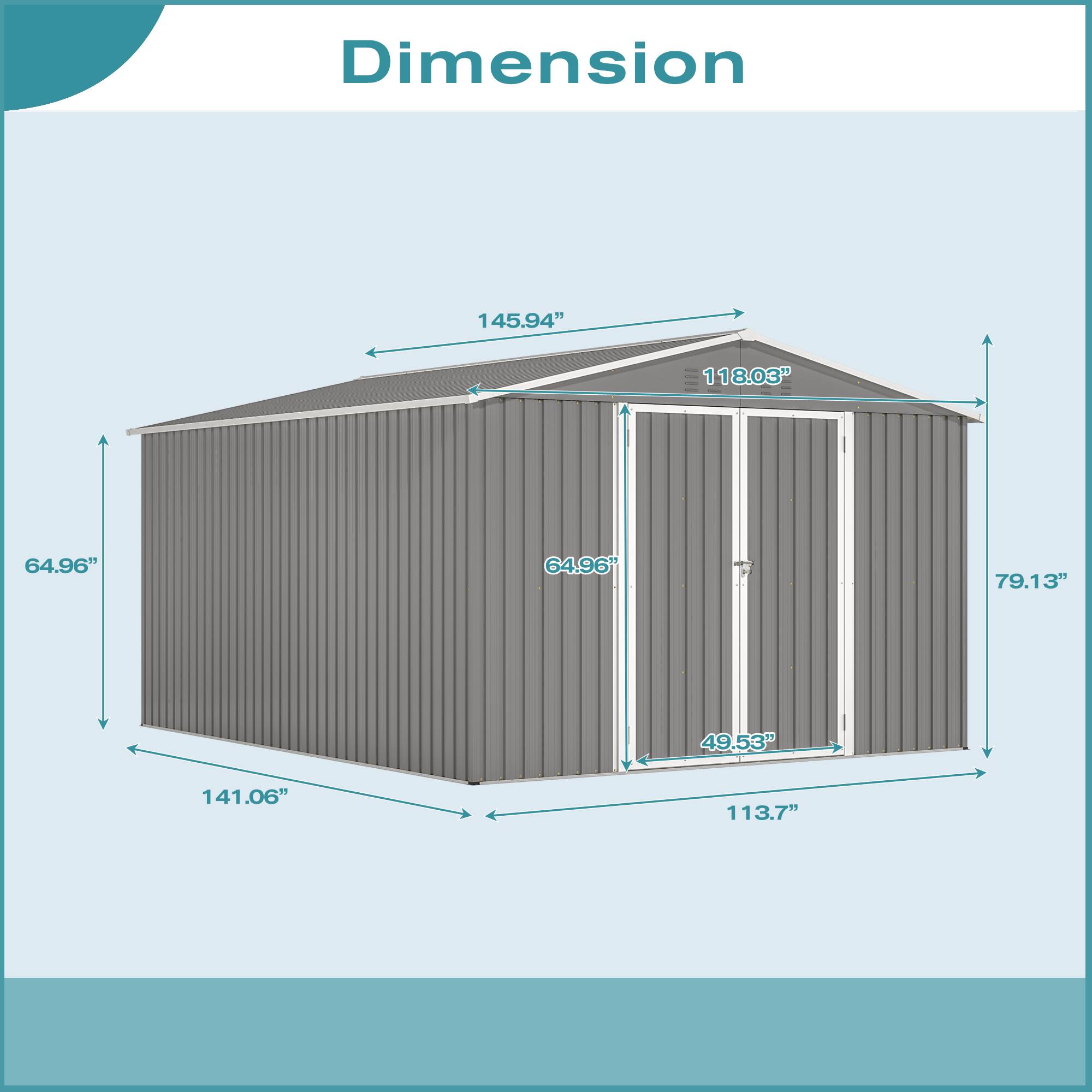 Dimension 145.94" 118.03" 64.96" 64.96" 79.13" 49.53" 141.06" 113.7"