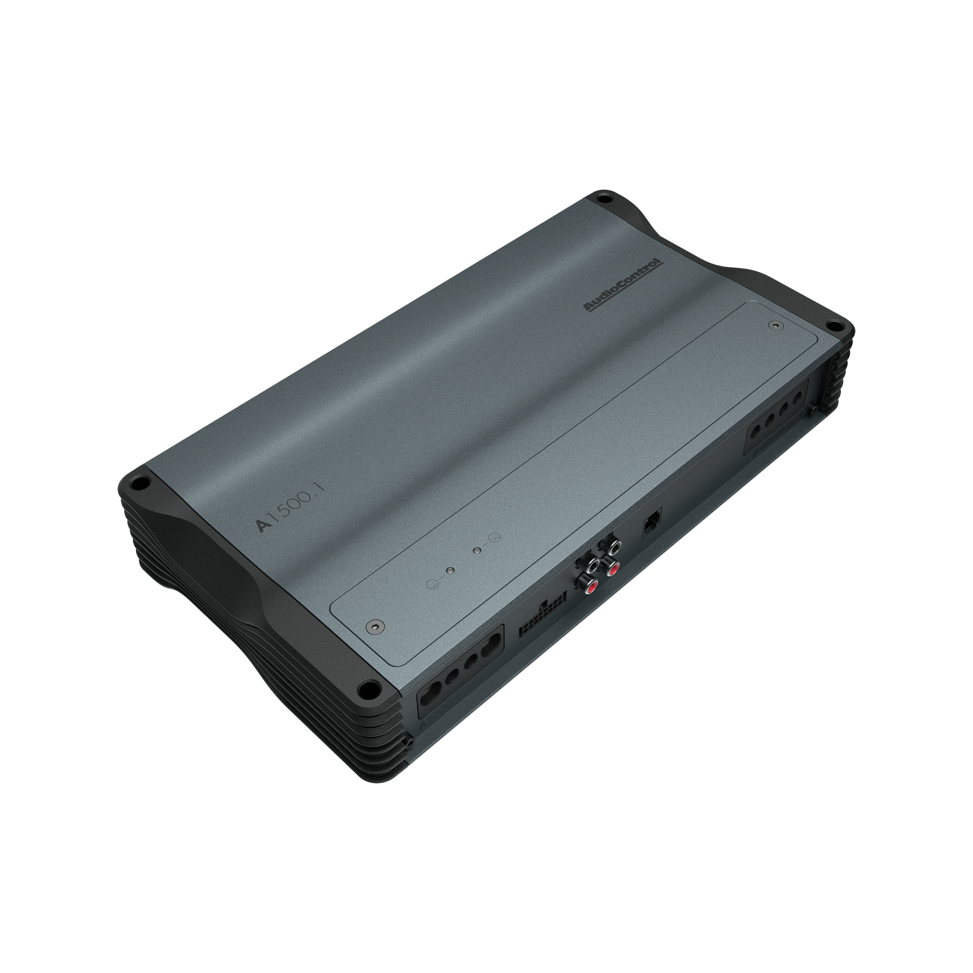 The text on the image reads "AudioControl I A1500.500 A1." This is a description of the device, which is a black box with a silver top. The device is designed for audio control and has a capacity of 1500 watts.