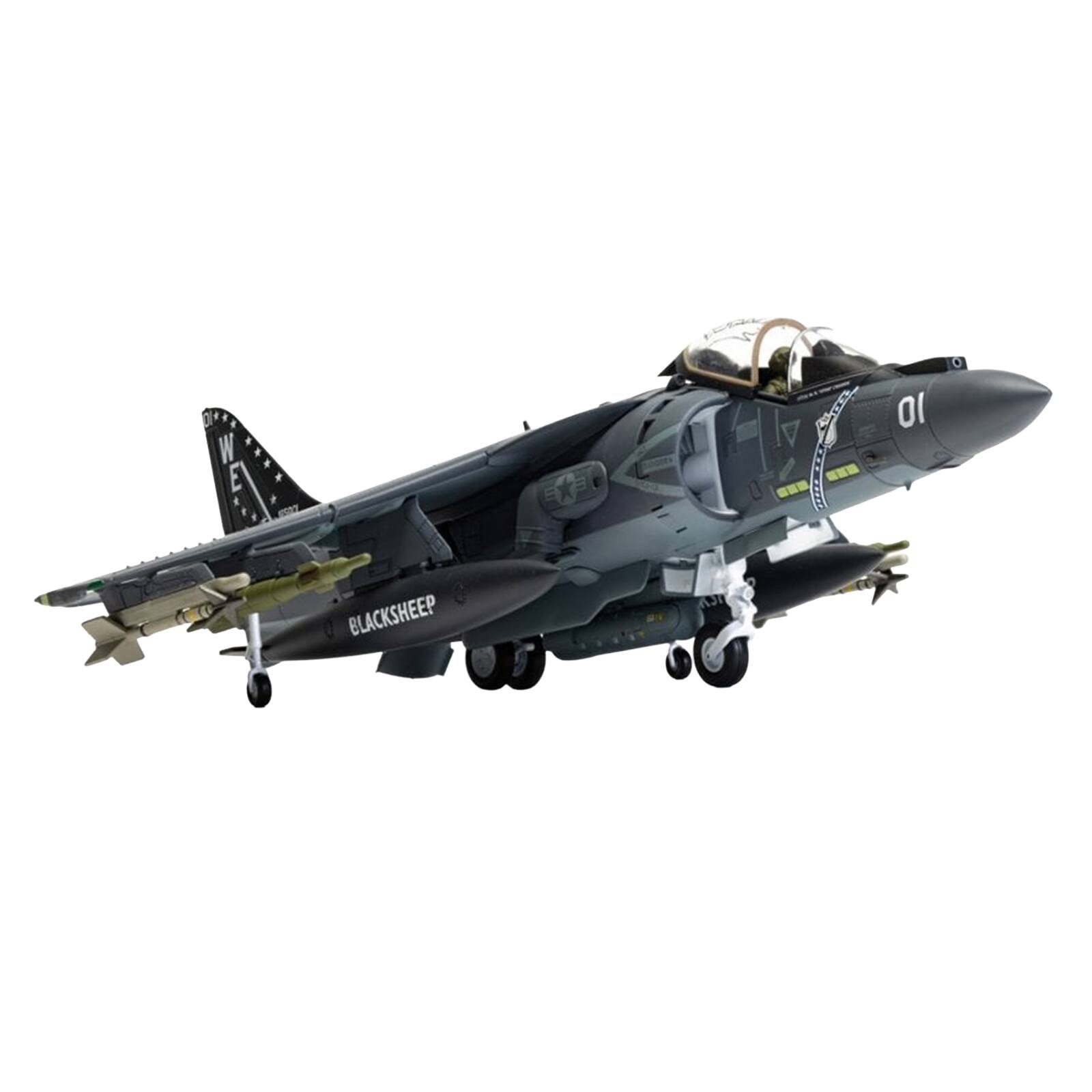 Alt View 4. Corgi - McDonnell Douglas AV-8B Harrier II Plus Aircraft "MCAS Yuma" (2019) US Marine Corps 1/48 Diecast Model by Corgi.