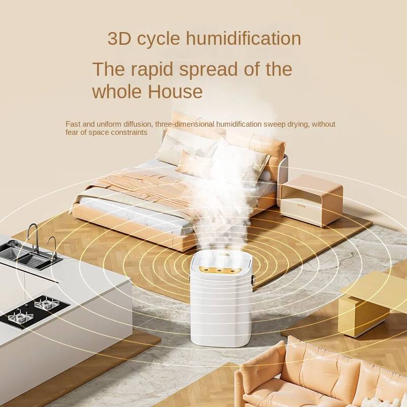 3D cycle humidification  
The rapid spread of the whole House  

Fast and uniform diffusion, three-dimensional humidification sweep drying, without fear of space constraints