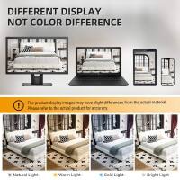 DIFFERENT DISPLAY NOT COLOR DIFFERENCE

The product display images may have slight differences from the actual material. Please refer to the actual product for accuracy.

Natural Light  
Warm Light  
Cold Light  
Bright Light