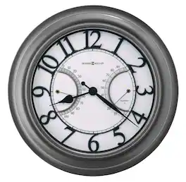 Howard Miller - 625668 Tawney Outdoor Wall Clock 625668 - Gray