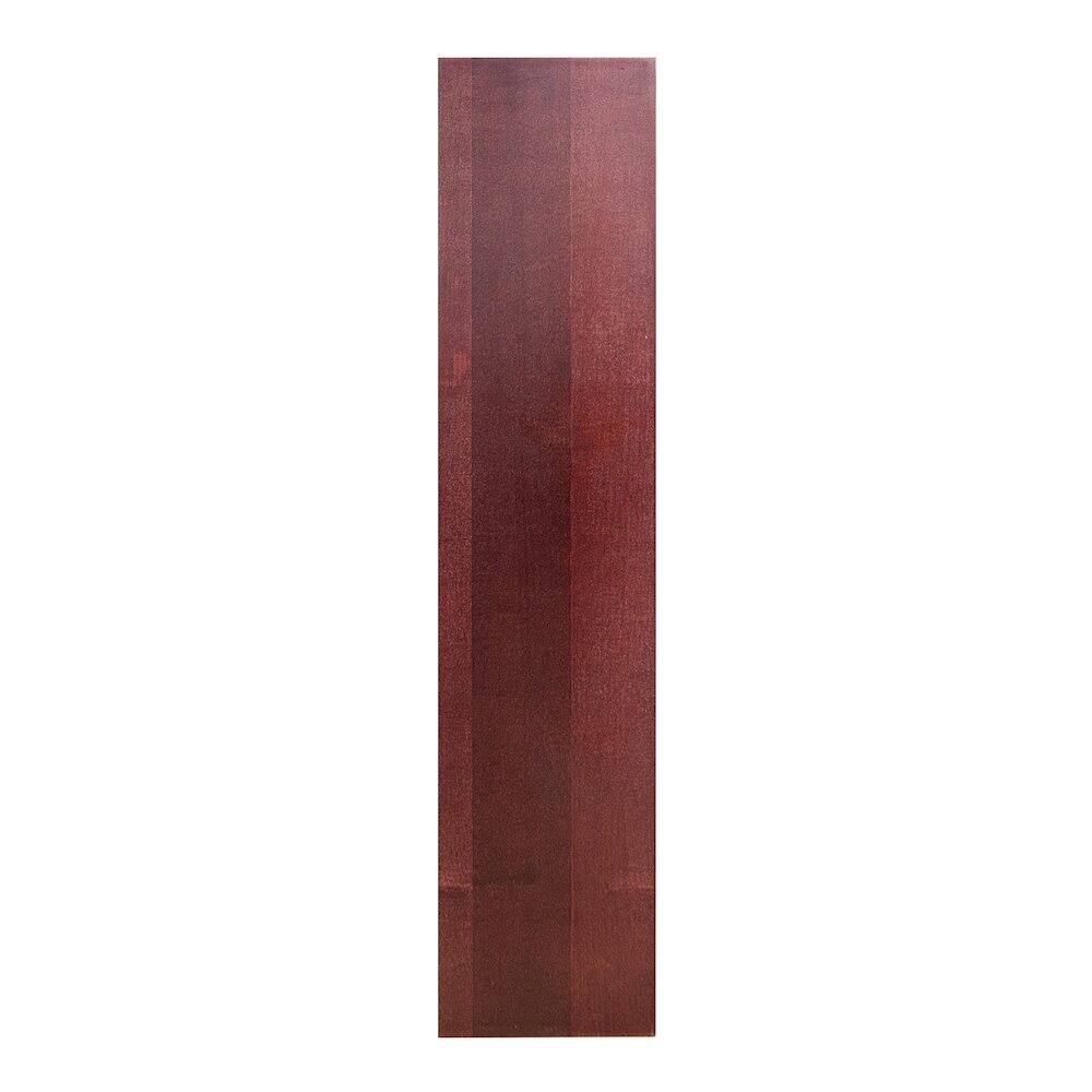 Back. Concepts in Wood - Single Wide Bookcase 4 Shelves Cherry Finish - Red.