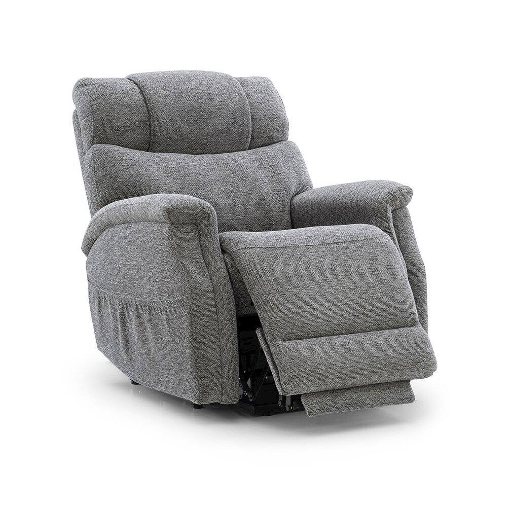 Alt View 7. Heartland Furniture - Power Recliner  – Lift Chair With Electric Power,  Supportive Design, Dark Grey - Dark Grey.