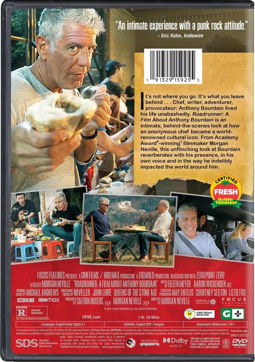 Back. Roadrunner - A Film About Anthony Bourdain [DVD].