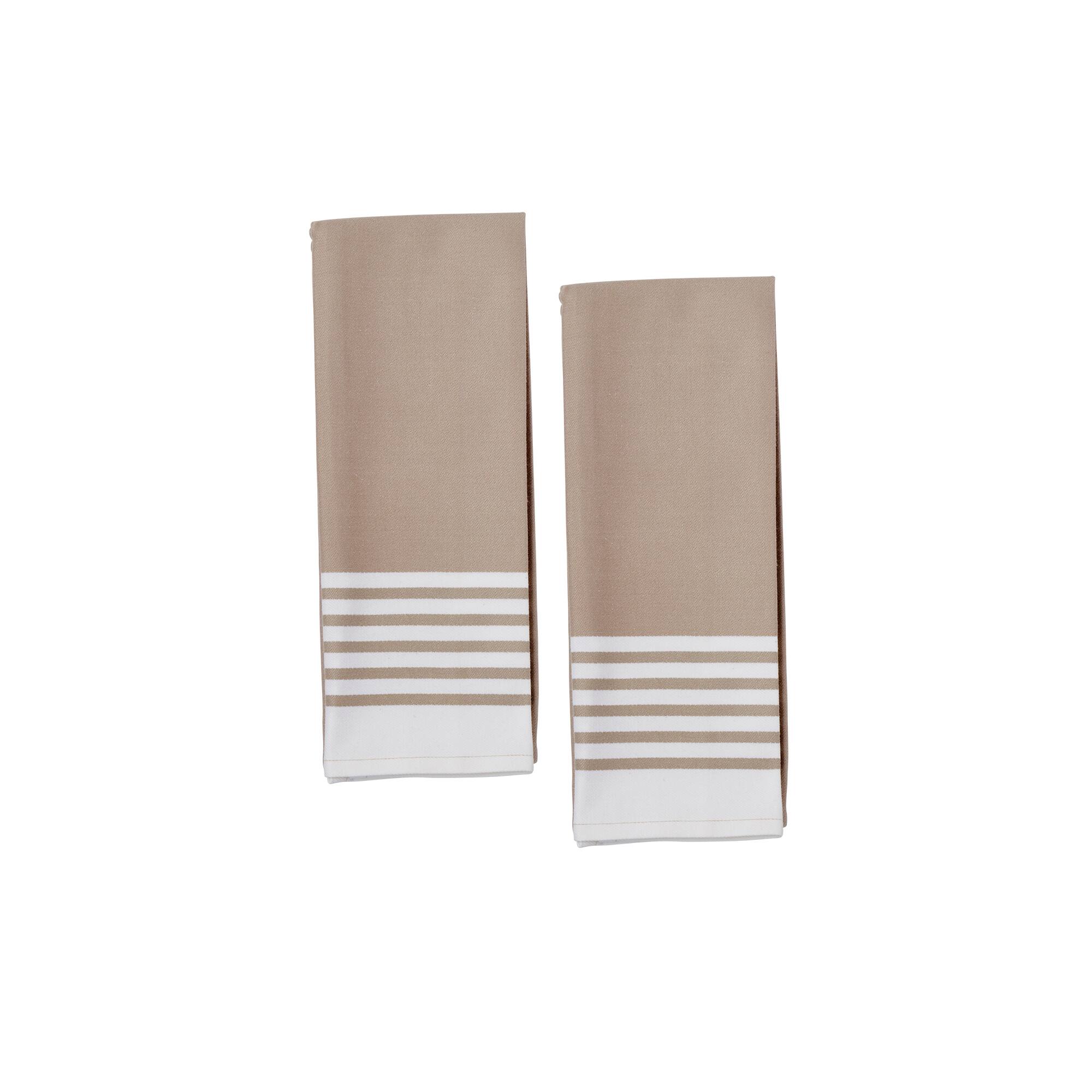 Alt View 1. ZWILLING - ZWILLING 4-pc Kitchen Towel Set - Taupe - Taupe.