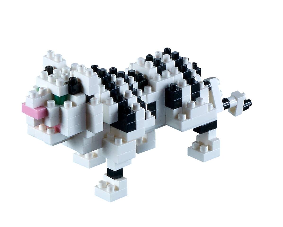 Front. Brixies - Brixies WHITE TIGER Building Set for Kids.