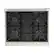 Alt View 4. Kucht - 30 in. 4.2 cu. ft. Natural Gas Range with Sealed Burners and Convection Oven in Blue - Blue.